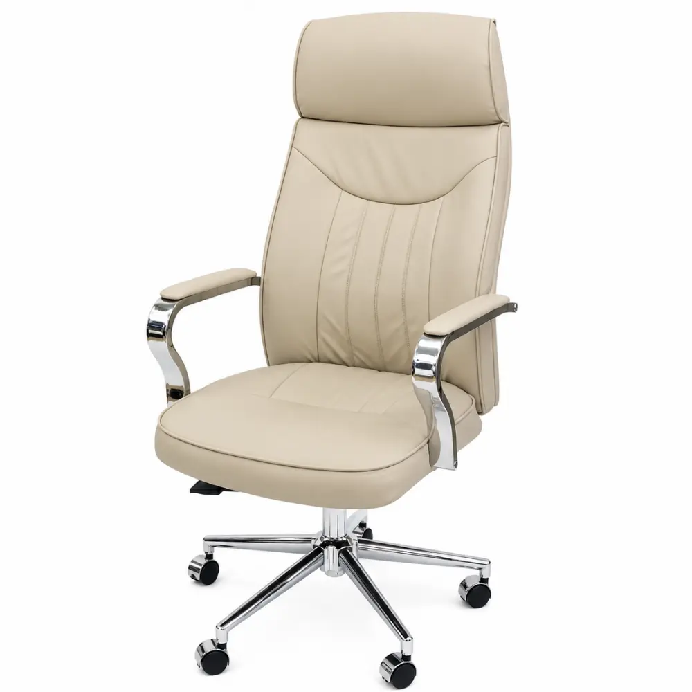 Luxury High-Back PU Leather Office Chair - Image 2