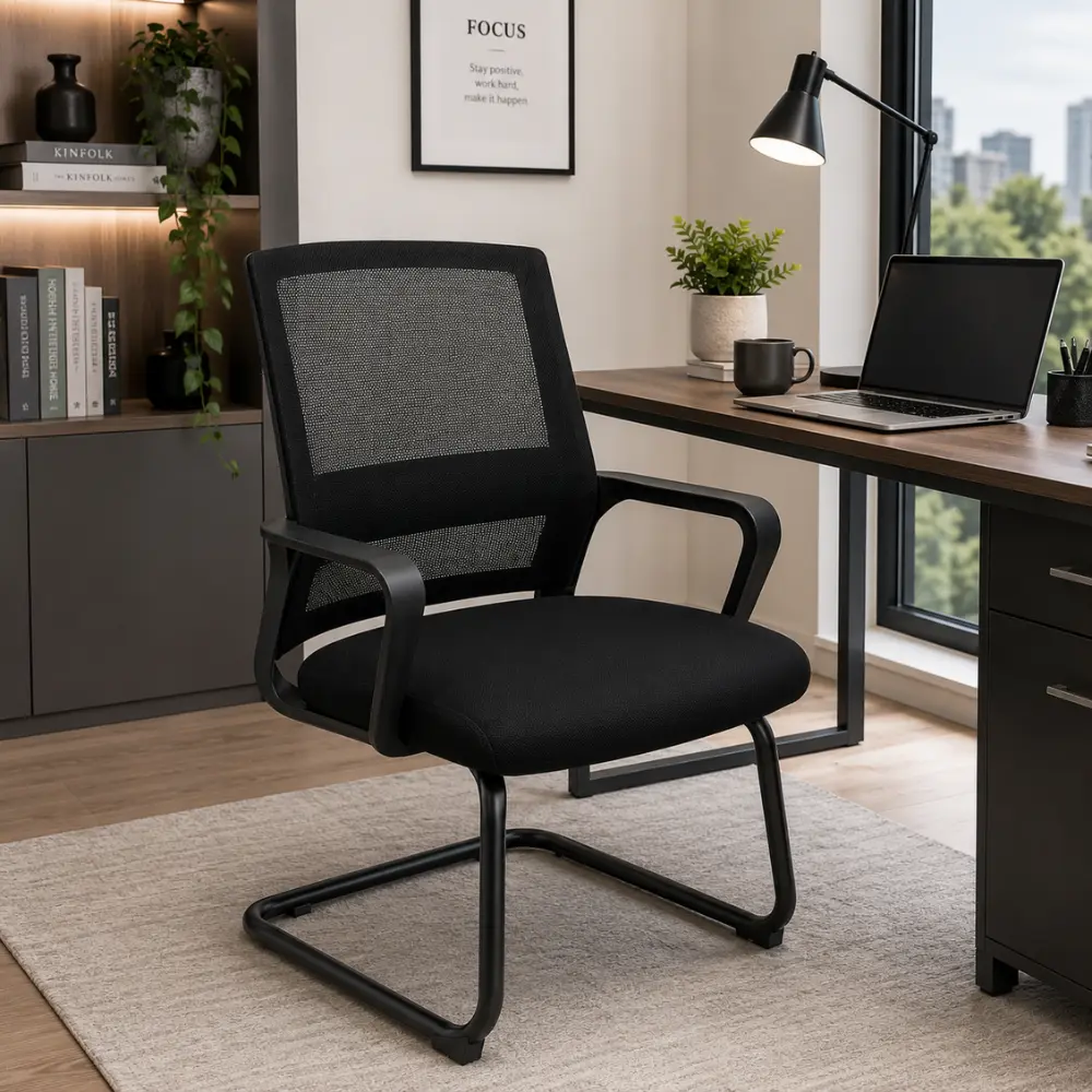 Comfortable Mesh Back Visitor Chair